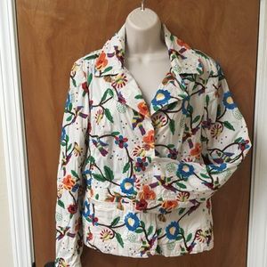 Johnny Was Embroidered Jacket